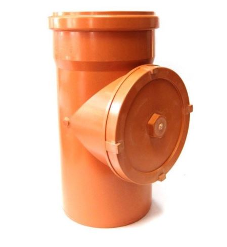 Ревизия ПП канализационная DN 110 (2,7) рыжая МультиМирПласт