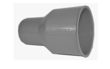 Переход Чугун-Пластик канализационный DN 74 х 50 (1,8) серый МультиМирПласт