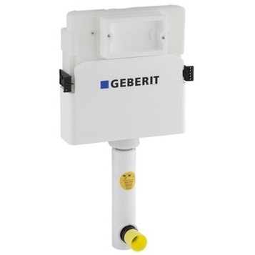 Смывной бачок скрытого монтажа Geberit Delta 12 см, 6/3 литра, фронтальная установка