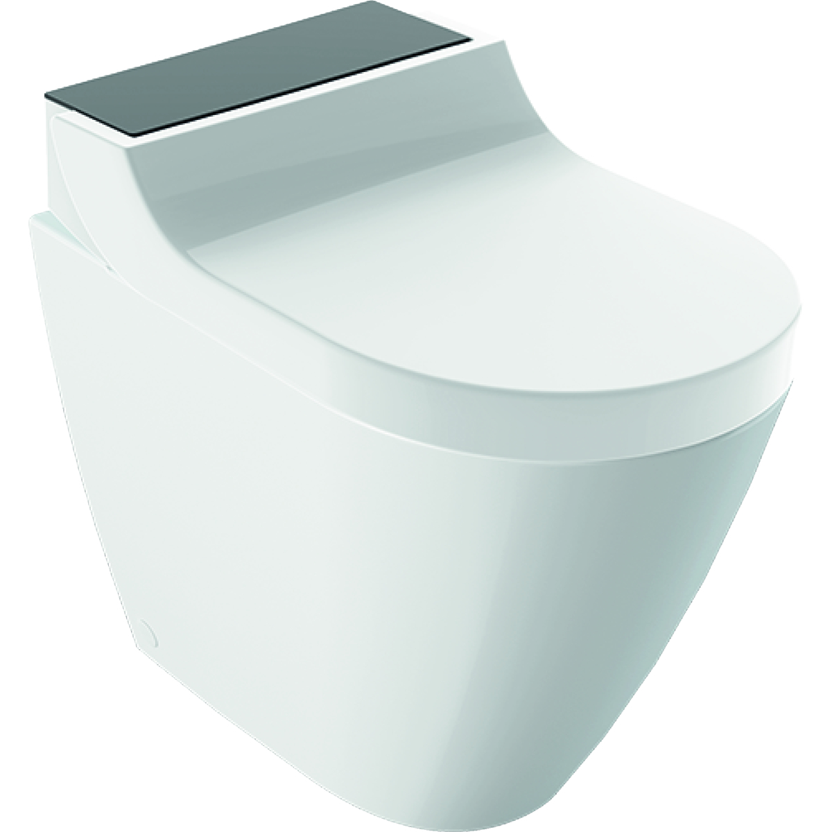 Напольный унитаз-биде Geberit AquaClean Tuma Comfort, цвет Черный / Стекло