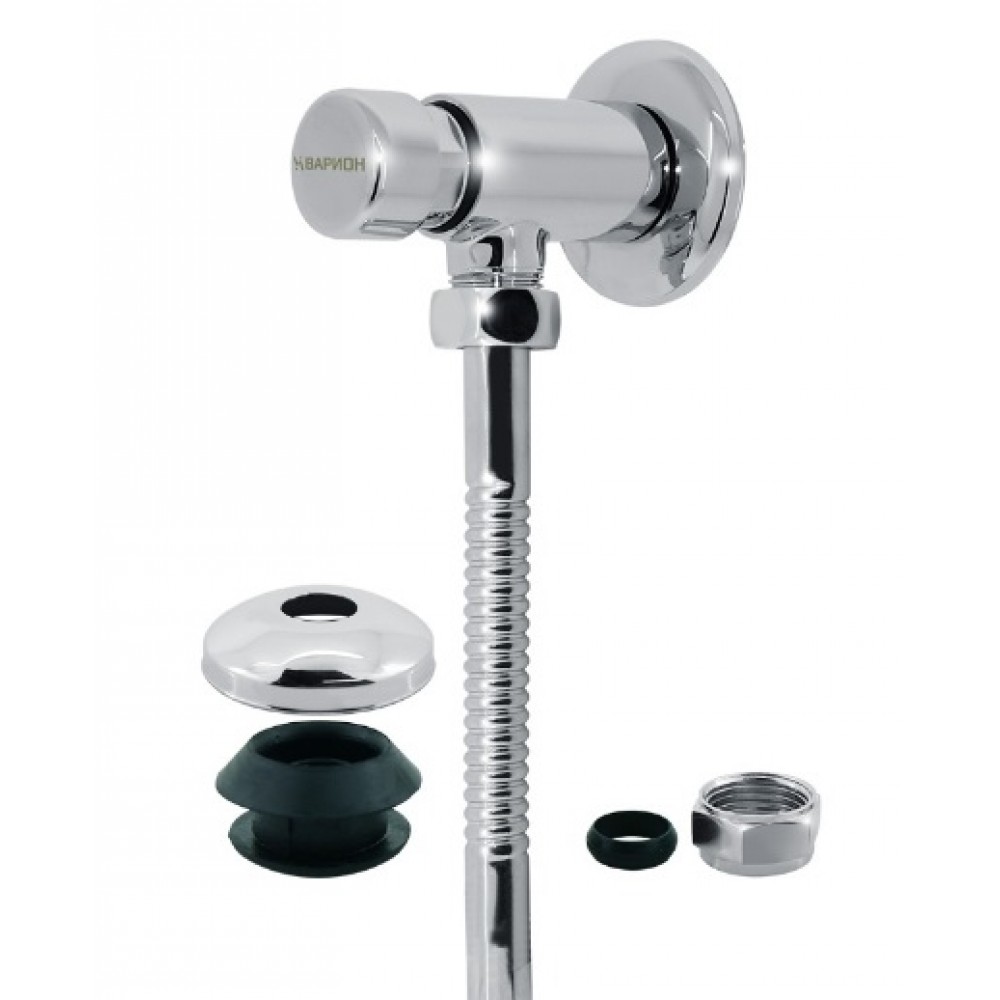 Кран Varion смывной порционно-нажимной для писсуара горизонтальный