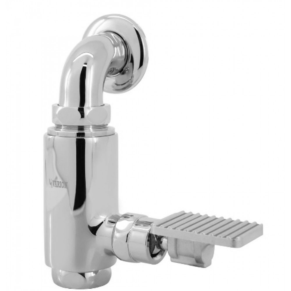 Кран Varion порционно-нажимной для унитаза (чаша Генуя) педальный (КРС)