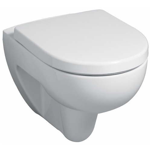 Напольный унитаз Geberit Renova, T=66,5, для смывного бачка наружного монтажа, горизонтальный выпуск, белый