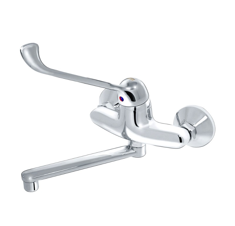 Смеситель Varion локтевой для кухонной мойки с плоским изливом