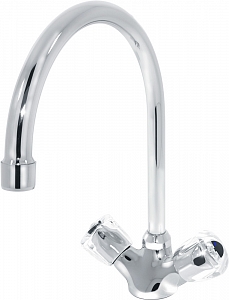 Смеситель Varion для кухонной мойки Хром излив LUX