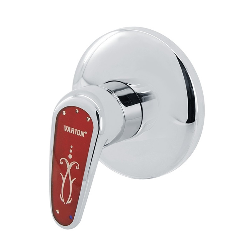 Смеситель Varion для душа KARAT красный скрытого монтажа (картридж d35)