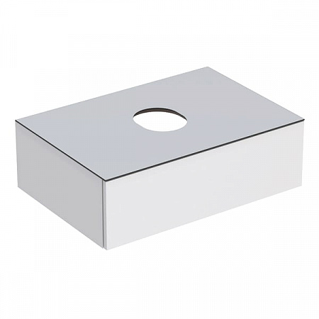 Шкафчик для раковины Geberit VariForm, с одним выдвижным ящиком 75× 23.5×51 см, белый