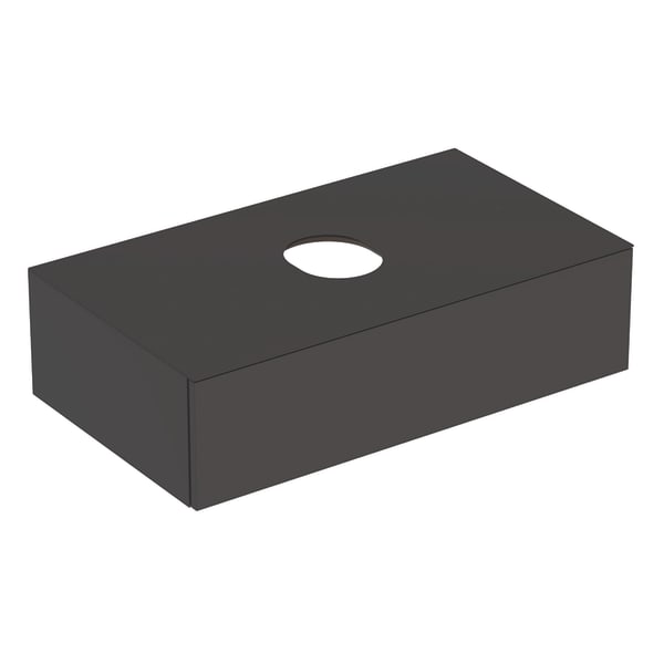 Шкафчик для раковины Geberit VariForm, с одним выдвижным ящиком 90× 23.5×51 см, темно-серый