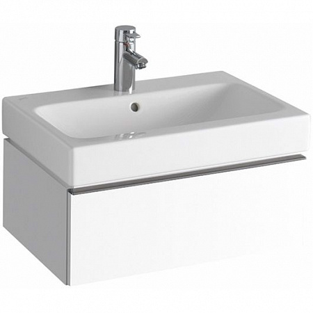 Шкафчик для раковины Geberit iCon с одним выдвижным ящиком, 59,5×24×47,7 см, белый