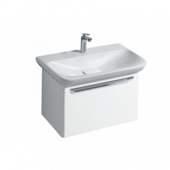 Шкафчик для раковины Geberit myDay, с выдвижным ящиком, 68×41×43 см, белый