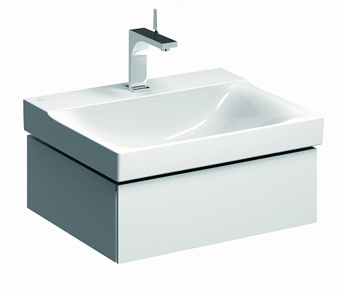 Шкафчик для раковины Geberit Xeno², с одним выдвижным ящиком, 58×22×46,2 см, белый