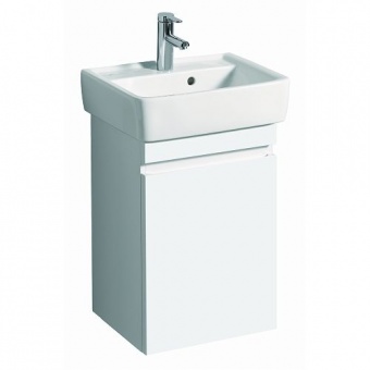 Шкафчик для раковины Geberit Renova Plan, с одной дверью, 41,4×58,6×34,5 см, белый