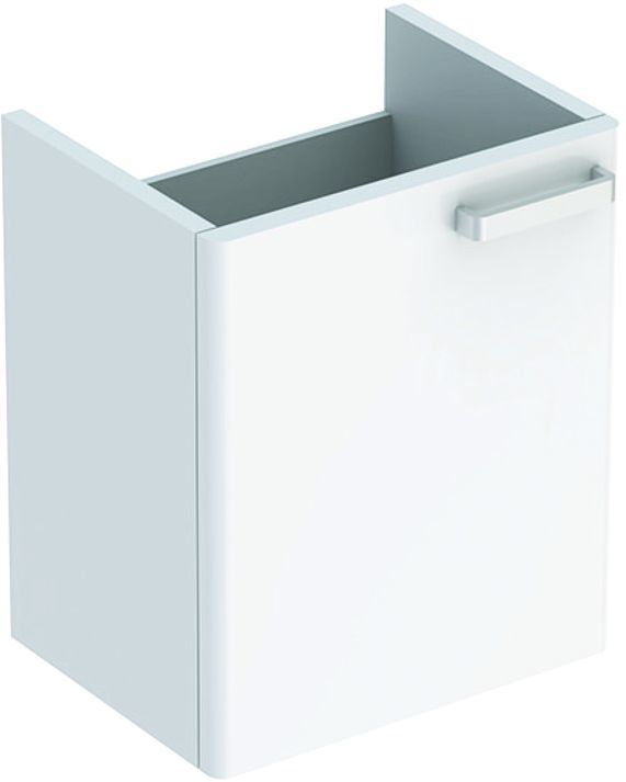 Шкафчик для двойной раковины Geberit Renova Plan, с одной дверью, 39×46×32,5 см, белый