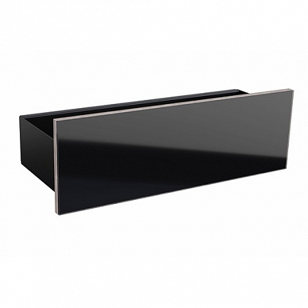 Настенная полка Geberit Acanto, 45×14,8×15.9 см, черная
