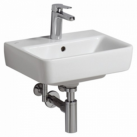 Раковина Geberit Renova Compact, 45×17×34 см, белая