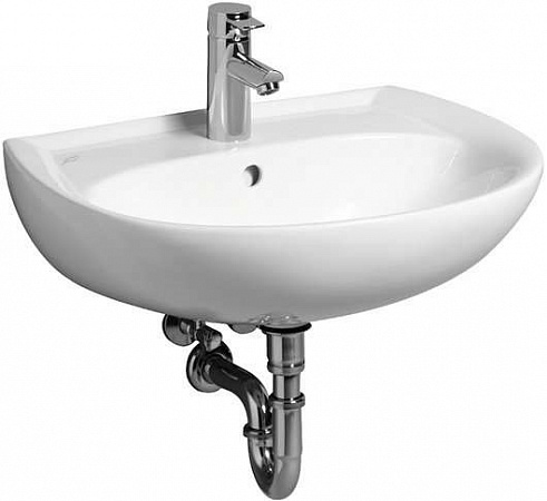 Раковина Geberit Renova, перелив на виду, 65×51 см, белая