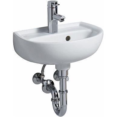 Раковина Geberit Renova, перелив на виду, 40×16,5×30 см, белая