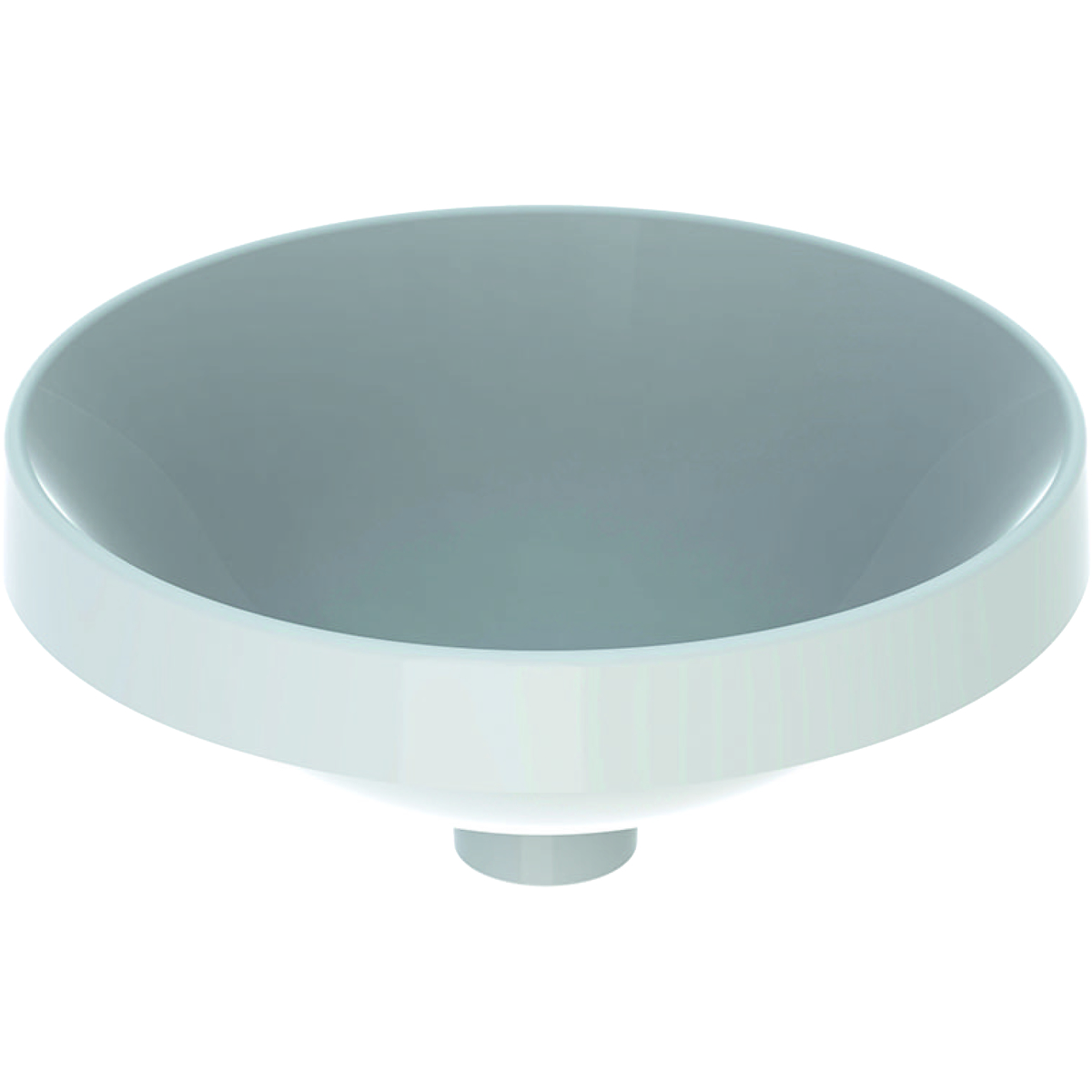 Раковина Geberit VariForm встраиваемая в столешницу круглой формы, без отв. под смеситель, без отв. для перелива D=40 см, белая