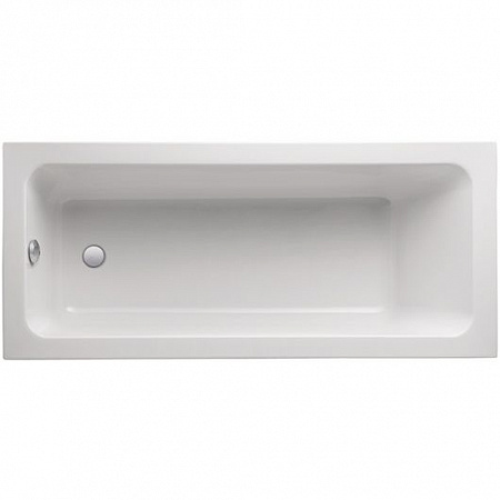 Ванна акриловая Geberit ТAWA, прямоугольная симметричная, слив сбоку, 170x75 см, белая