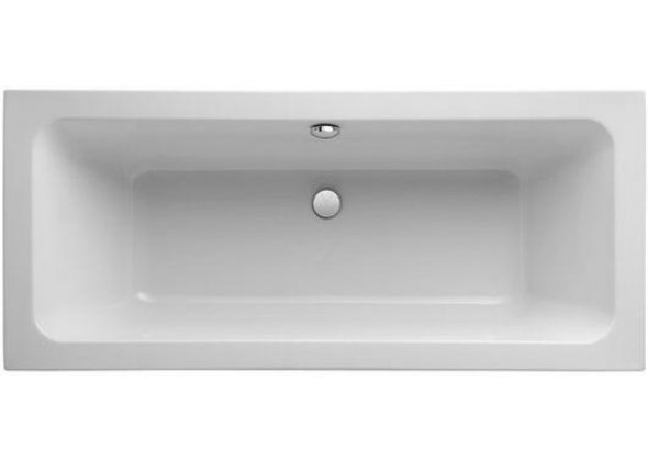 Ванна акриловая Geberit ТAWA, прямоугольная, слив посередине, 180x80 см, белая