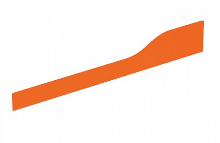 Декоративная панель Geberit Bambini для детской раковины, для трех смесителей, низкая раковина слева, оранжевый №301