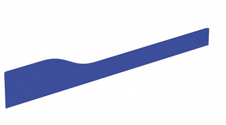 Декоративная панель Geberit Bambini для детской раковины, для трех смесителей, низкая раковина справа, синий №226