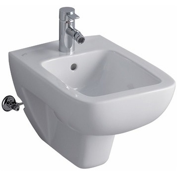 Подвесной унитаз-биде Geberit Renova Plan, T=54, перелив на виду, белый