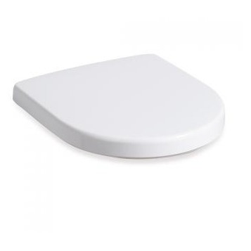 Сиденье для унитаза Geberit Renova Plan, быстроразъемных петлей нет, крепление сверху, цвет белый