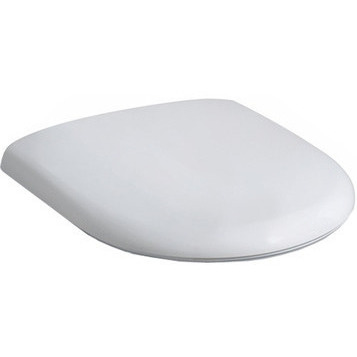 Сиденье для унитаза Geberit Renova, крепление сверху, быстроразъемных петель нет,цвет белый