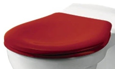 Сиденье для унитаза Geberit Bambini, крепление сверху, цвет рубиново-красный