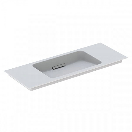 Встраиваемая раковина Geberit ONE, прямоугольной формы, 105 см, полтрованный хром