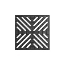 Решетка чугунная для дождеприемника 300х300 AQUASTOK 																																																																																