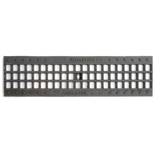 Решетка чугунная ячеистая NORMA DN100 С250 AQUASTOK 																																																																																									