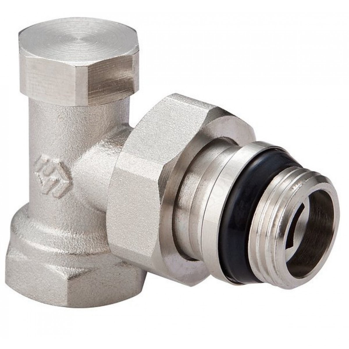 Клапан настроечный угловой с самоуплотняющимся кольцом DN 1/2" PN 10 MVI серия TR