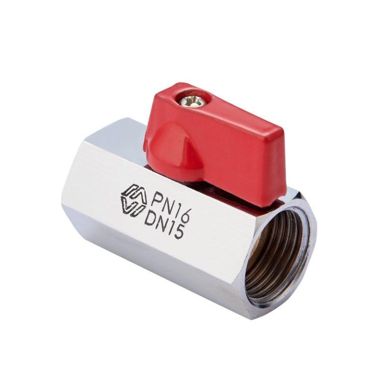 Кран шаровый мини, гайка-гайка DN 1/2" PN 16 MVI 