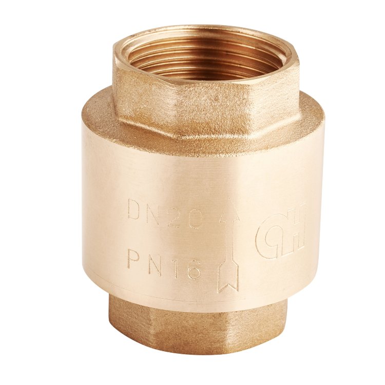 Обратный клапан с латунным сердечником DN 1/2" PN 16 MVI AquaHit