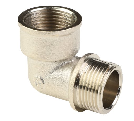 Угольник с ребордой ВР-НР DN 1/2" PN 16 MVI