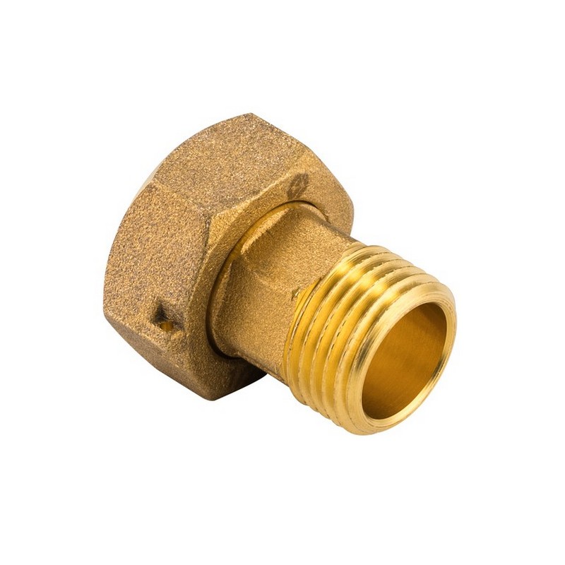 Штуцер для присоединения счетчика DN 1/2"x3/4" PN 16 MVI