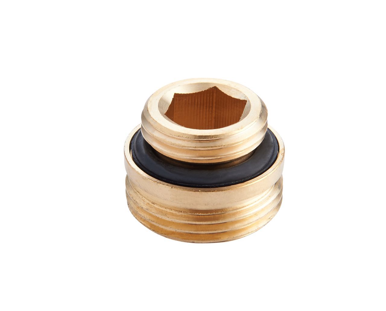 Переходник с герметичной прокладкой для узлов вентильного типа DN 1/2"х3/4" MVI