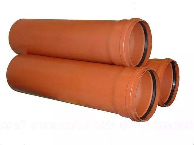 Труба ПП канализационная110 х 3,2 L=250 мм рыжая
