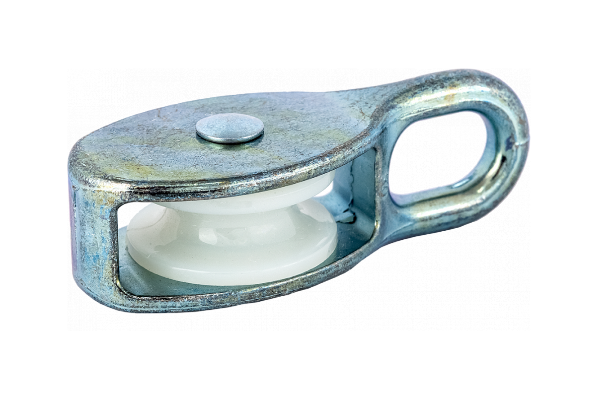 Блок одинарный (нейлон) 15 мм (трос 5 мм)