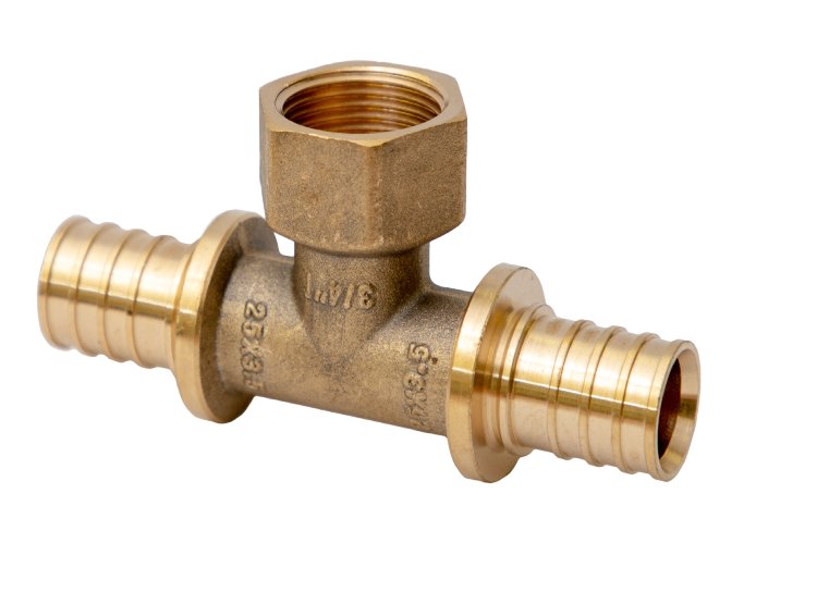 Тройник аксиальный с ВР DN 16 х 1/2" х 16 MVI Premium