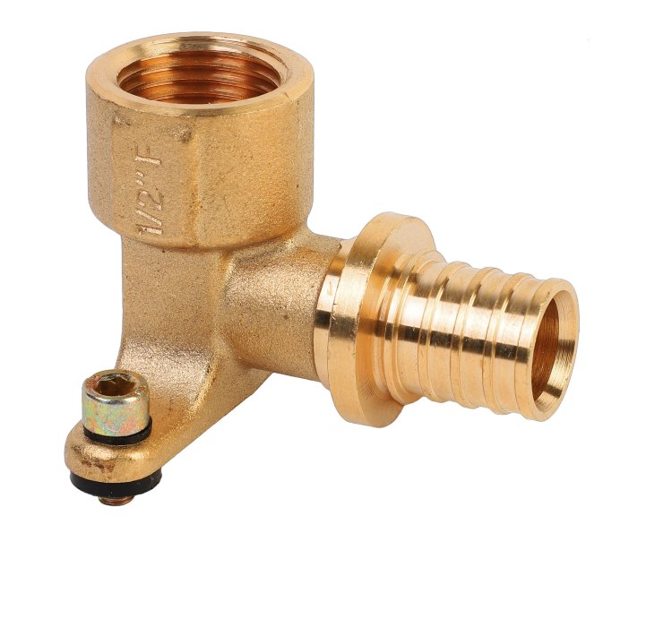 Угольник аксиальный настенный с ВР DN 16 х 1/2" MVI Premium