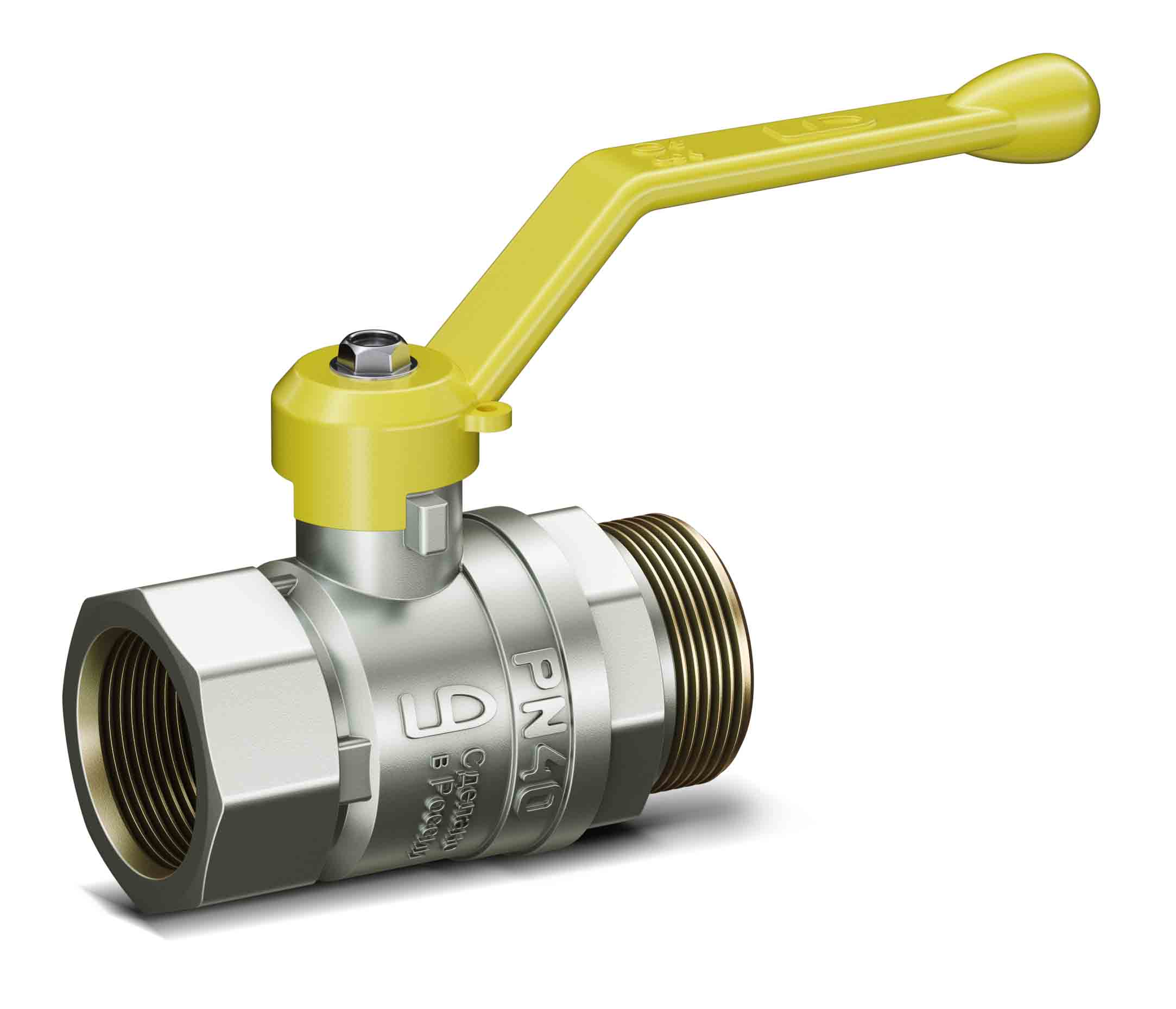 Кран шаровой  LD Pride 47.15.В-Н.Р. GAS. DN 15 PN 40 