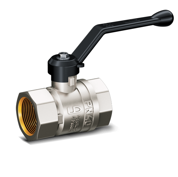 Кран шаровый латунный LD Pride Ду 25 ВН-ВН рычаг ВОДА