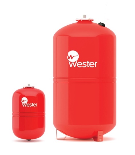 Бак мембранный расширительный для систем отопления Wester WRV 8л 5 бар