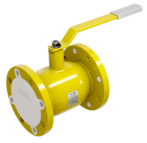 Кран шаровой ALSO КШФЗ.GAS DN 50 PN 40 Ст.20 фланец/фланец, Н/П 