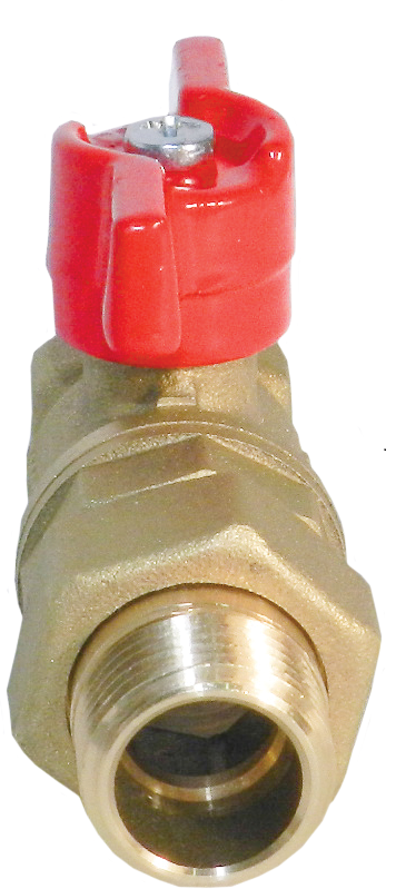 Кран шаровой А.А31.1 (пар,вода) DN15 PN25 вр/нр прямой "американка" бабочка БАЗ