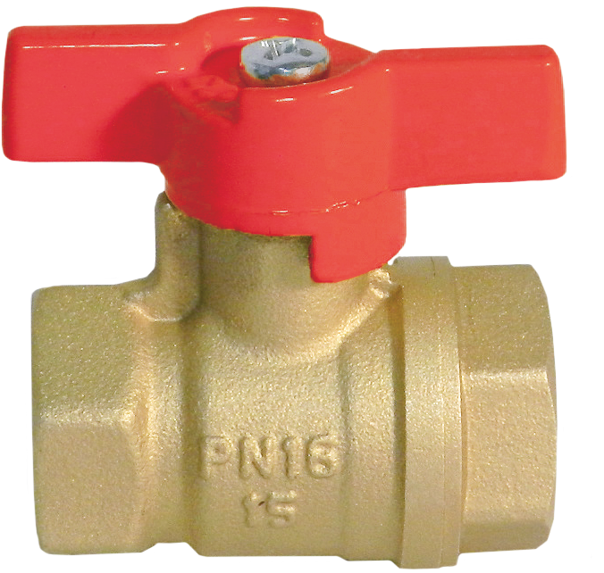 Кран шаровой 11Б27п А30 (пар,вода) DN15 PN40 вр/вр "бабочка" БАЗ