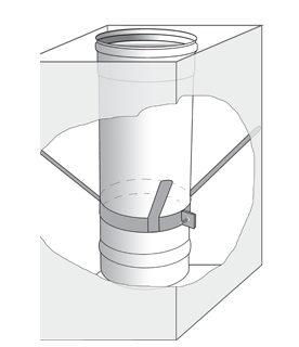 Хомут распорка Х-РП КС/ВА DN 80